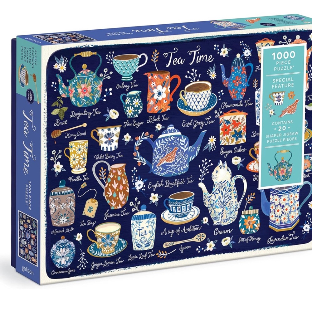 Galison Tea Time Puzzle